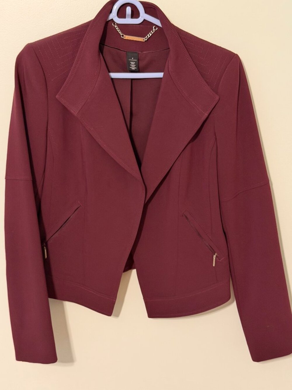 WHBM moto style jacket
